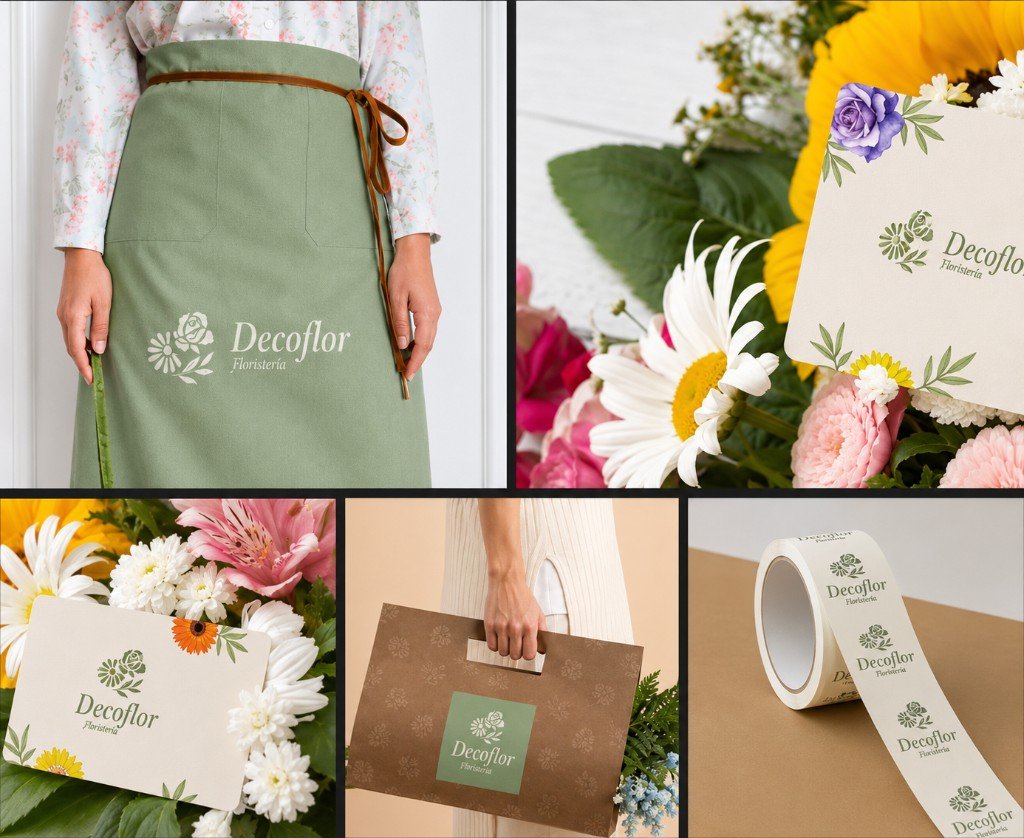 Decoflor Floristería — branding Farum